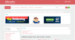 Desktop Screenshot of alfaradius.cz